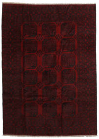 Tappeto Orientale Afghan Fine 201X280 Rosso Scuro (Lana, Afghanistan)