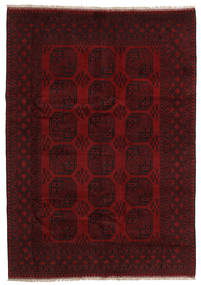 Tapis D'orient Afghan Fine 200X285 Rouge Foncé (Laine, Afghanistan)