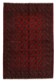 159X237 Tappeto Orientale Afghan Fine Rosso Scuro (Lana, Afghanistan) Carpetvista