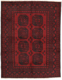 148X190 Tapis Afghan Fine D'orient Rouge Foncé/Marron (Laine, Afghanistan) Carpetvista