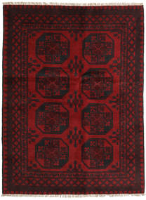 絨毯 アフガン Fine 145X195 ダークレッド (ウール, アフガニスタン)