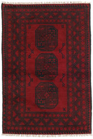 Afghan Fine Rug 96X142 Dark Red Wool, Afghanistan Carpetvista