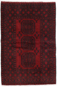 Afghan Fine Rug 99X148 Dark Red Wool, Afghanistan Carpetvista