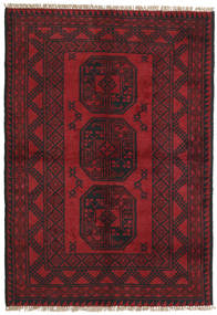  98X142 Medallion Small Afghan Fine Rug Wool, Carpetvista