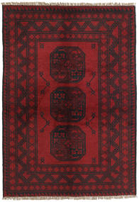  96X139 Medallion Small Afghan Fine Rug Wool, Carpetvista