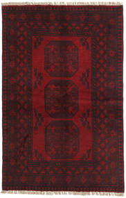 Afghan Fine Teppich 95X147 Dunkelrot Wolle, Afghanistan Carpetvista