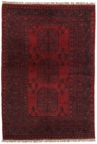 Afghan Fine Rug 97X143 Dark Red Wool, Afghanistan Carpetvista