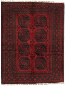  146X189 Afghan Fine Vloerkleed Donkerrood/Bruin Afghanistan Carpetvista