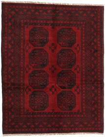 Afghan Fine Rug 147X189 Dark Red Wool, Afghanistan Carpetvista