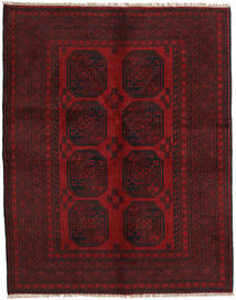 Afghan Fine Rug 147X188 Dark Red Wool, Afghanistan Carpetvista