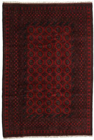 196X288 Χαλι Afghan Fine Ανατολής Σκούρο Κόκκινο (Μαλλί, Αφγανικά) Carpetvista
