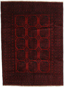 Afghan Fine Teppe 203X279 Mørk Rød Ull, Afghanistan Carpetvista