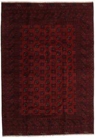  199X284 Medallion Afghan Fine Rug Wool, Carpetvista