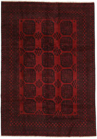 絨毯 オリエンタル アフガン Fine 200X288 ダークレッド (ウール, アフガニスタン)