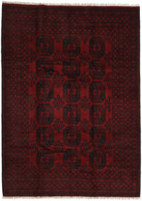 Afghan Fine Teppe 208X287 Mørk Rød Ull, Afghanistan Carpetvista