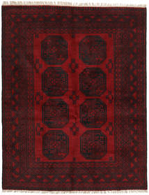 Afghan Fine Matta 146X188 Mörkröd Ull, Afghanistan Carpetvista