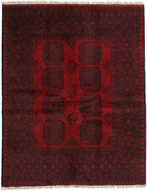 Afghan Fine Teppe 148X189 Mørk Rød Ull, Afghanistan Carpetvista