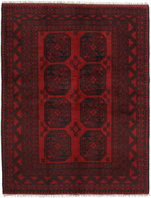 Afghan Fine Tæppe 148X191 Mørkerød Uld, Afghanistan Carpetvista