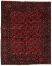  150X190 Afghan Fine Rug Dark Red Afghanistan Carpetvista
