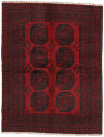 Afghan Fine Tæppe 145X189 Mørkerød Uld, Afghanistan Carpetvista