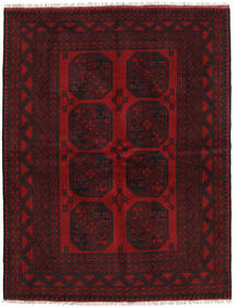 Tapis Afghan Fine 147X191 Rouge Foncé (Laine, Afghanistan)