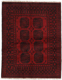 Afghan Fine Rug 148X190 Dark Red Wool, Afghanistan Carpetvista