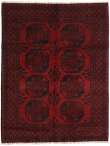 Afghan Fine Vloerkleed 150X197 Donkerrood Wol, Afghanistan Carpetvista