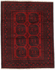 Afghan Fine Teppe 147X188 Mørk Rød Ull, Afghanistan Carpetvista