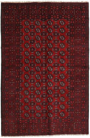  156X242 Afghan Fine Teppe Mørk Rød Afghanistan Carpetvista