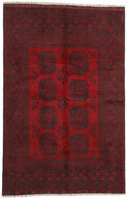 Tapis Afghan Fine 157X235 Rouge Foncé/Marron (Laine, Afghanistan)