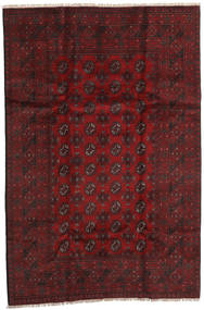  Afghan Fine Rug 158X240 Dark Red/Brown Carpetvista