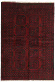 159X237 Alfombra Oriental Afghan Fine Rojo Oscuro (Lana, Afganistán) Carpetvista