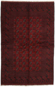  156X245 Afghan Fine Covor Dark Red Afganistan
 Carpetvista