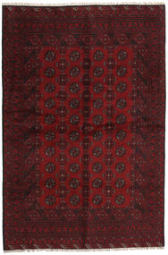 157X237 Afghan Fine Rug Dark Red Afghanistan Carpetvista