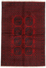 Tapis Afghan Fine 161X243 Rouge Foncé/Marron (Laine, Afghanistan)
