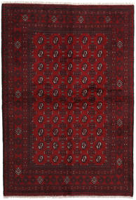 164X240 Tappeto Orientale Afghan Fine Rosso Scuro (Lana, Afghanistan) Carpetvista