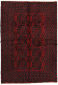  164X240 Afghan Fine Rug Dark Red Afghanistan Carpetvista