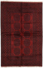 157X242 Χαλι Ανατολής Afghan Fine Σκούρο Κόκκινο (Μαλλί, Αφγανικά) Carpetvista
