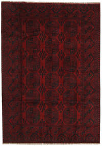 絨毯 オリエンタル アフガン Fine 200X284 ダークレッド (ウール, アフガニスタン)
