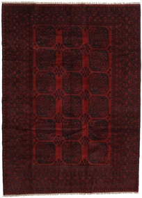 Afghan Fine Rug 205X281 Dark Red Wool, Afghanistan Carpetvista