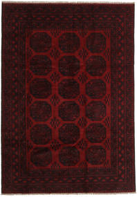Afghan Fine Teppich 197X284 Dunkelrot Wolle, Afghanistan Carpetvista