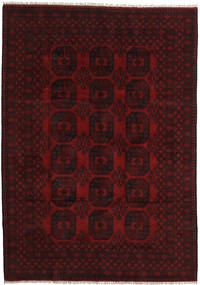  204X291 Medallion Afghan Fine Rug Wool, Carpetvista