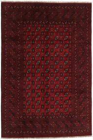 絨毯 オリエンタル アフガン Fine 193X286 ダークレッド (ウール, アフガニスタン)