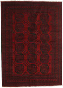203X285 Afghan Fine Rug Oriental Dark Red (Wool, Afghanistan) Carpetvista