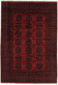 201X287 Afghan Fine Rug Oriental Dark Red (Wool, Afghanistan) Carpetvista
