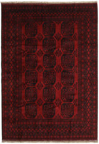 202X286 Alfombra Afghan Fine Oriental Rojo Oscuro (Lana, Afganistán) Carpetvista