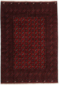  198X279 Medallion Afghan Fine Rug Wool, Carpetvista