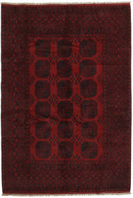 Tappeto Orientale Afghan Fine 201X293 Rosso Scuro (Lana, Afghanistan)