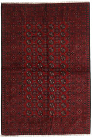 158X236 Tapis D'orient Afghan Fine Rouge Foncé (Laine, Afghanistan) Carpetvista