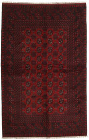 156X241 Χαλι Ανατολής Afghan Fine Σκούρο Κόκκινο (Μαλλί, Αφγανικά) Carpetvista